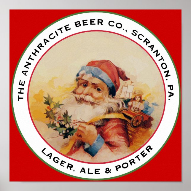 BIER SANTA POSTER (Vorne)