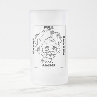 Bier-Schutzbrillen-Tasse Mattglas Bierglas