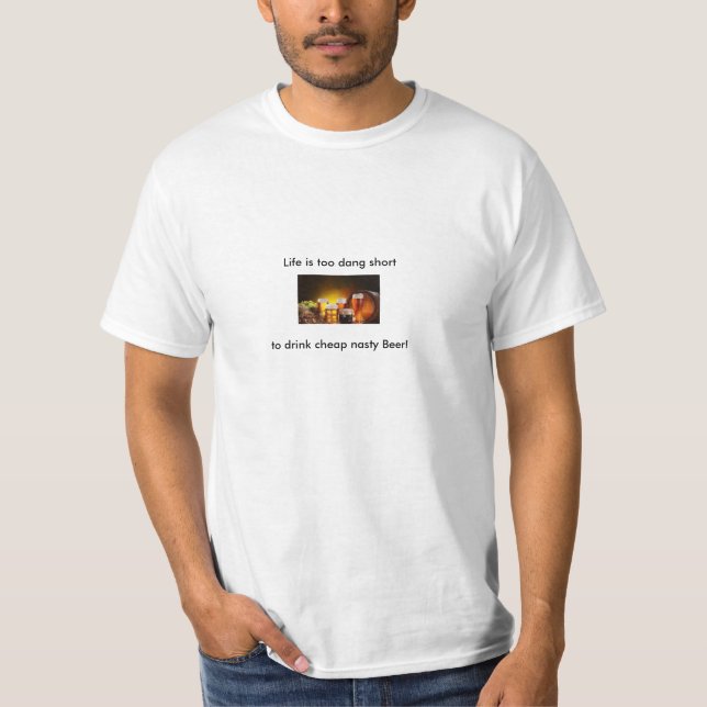 Bier-Shirt T-Shirt (Vorderseite)
