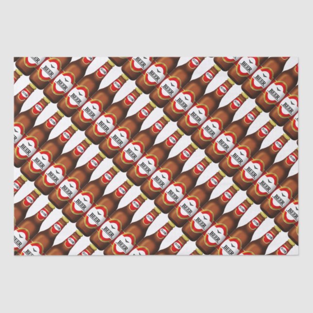 Bier-SilvesterSeidenpapier Seidenpapier (Vorderseite)