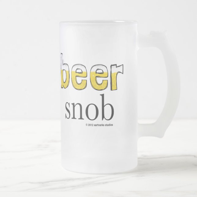 Bier-Snob-eisige Tasse (Rechts)