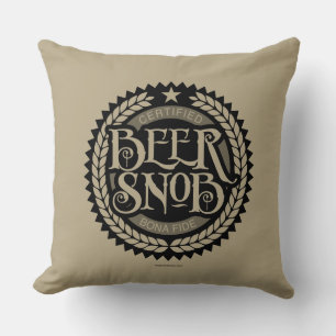 Bier Snob Throw Kissen