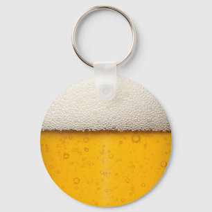 Bier sprudelt Nahaufnahme Schlüsselanhänger