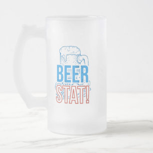 BIER STAT! MATTGLAS BIERGLAS