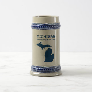Bier Stein Michigans H5 Bierglas
