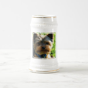Bier Stein Yorkshires Terrier Bierglas
