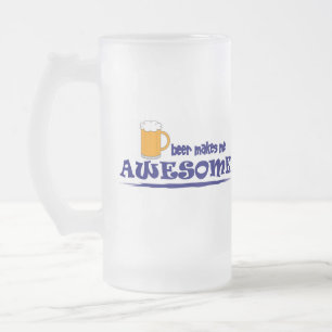 Bier stellt mich fantastische Bier-Tasse her Mattglas Bierglas
