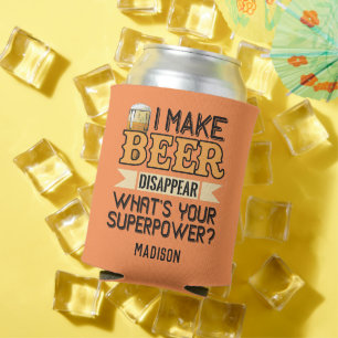Bier-Superpower benutzerdefinierter Name Dosenkühler