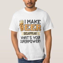 Bier Superpower individuelle Name T-Shirt