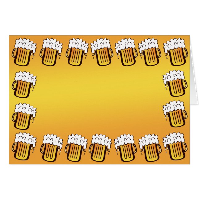 Bier-Tasse (Vorderseite (Horizontal))