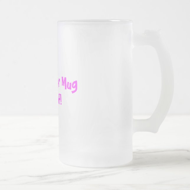 Bier-Tasse der Mama Mattglas Bierglas (Rechts)