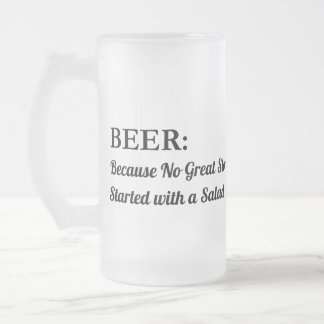 Bier-Tasse - Funny Quote Glass Stein Mattglas Bierglas