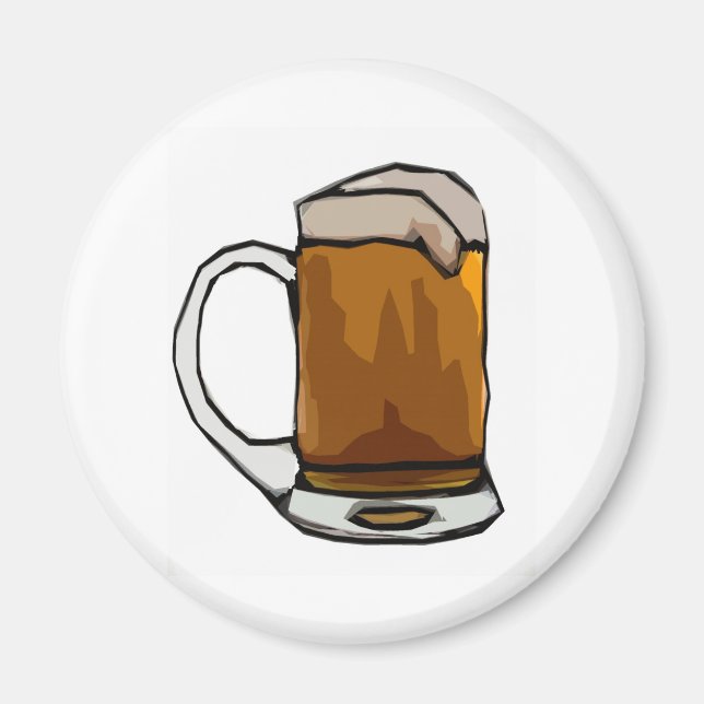 Bier-Tasse Magnet (Vorne)