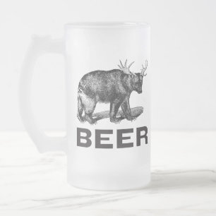 Bier-Tasse Mattglas Bierglas