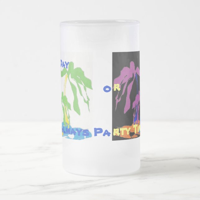 Bier-Tasse Mattglas Bierglas (Mittel)