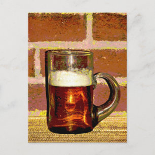Bier-Tasse Postkarte