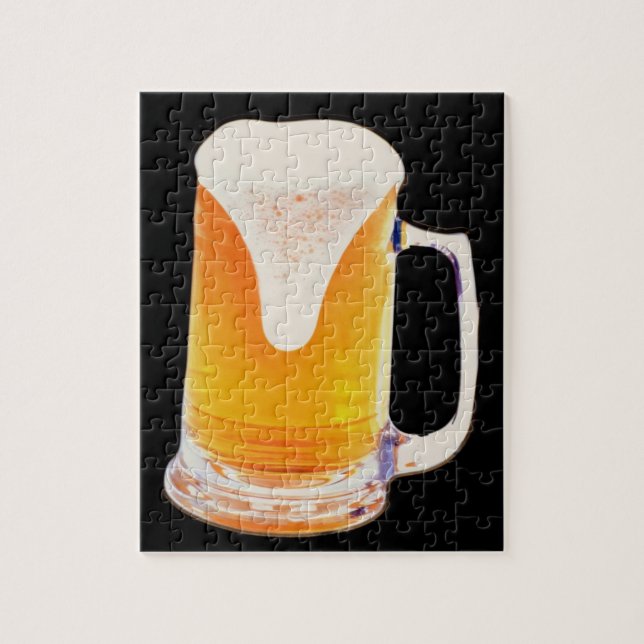 Bier-Tasse Puzzle (Vertikal)