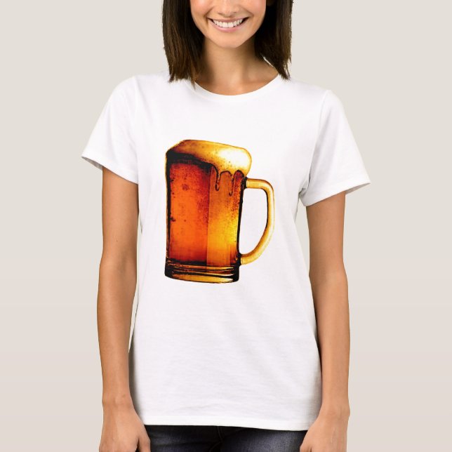 Bier-Tasse T-Shirt (Vorderseite)