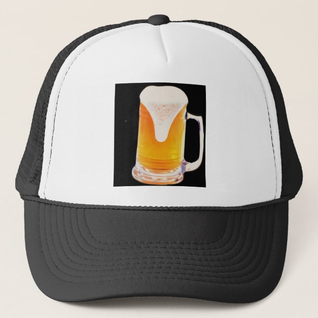 Bier-Tasse Truckerkappe (Vorderseite)