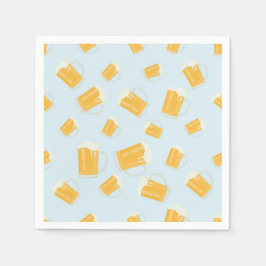 Bier Themed Paper Napkins Serviette