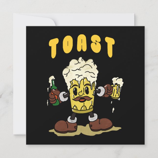 Bier Toast Maskottchen (Vorderseite)