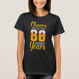 Bier trinken mein Geburtstag jubelt bis 80 Jahre a T-Shirt
