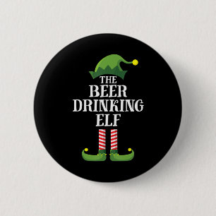 Bier trinken Weihnachten Geburtstag Button