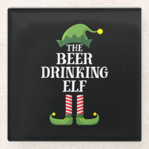 Bier trinken Weihnachten Geburtstag Glasuntersetzer