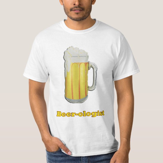 Bier trinkende T - Shirt (Vorderseite)