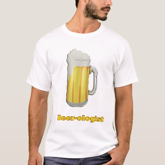 Bier trinkende T - Shirt (Vorderseite)