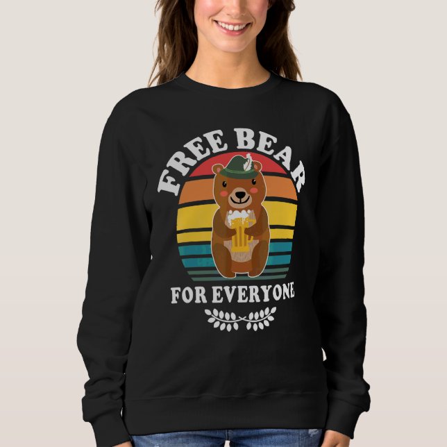 Bier trinkender Trinkender Trinkender Bier Trinker Sweatshirt (Vorderseite)