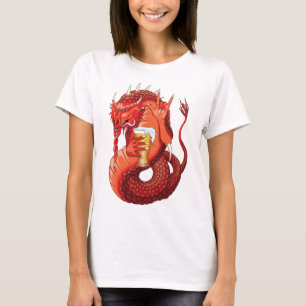 Bier trinkt Drache Frauen T - Shirt