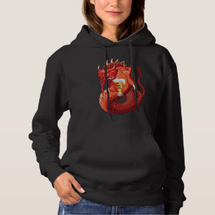 Bier trinkt Dragon Frauen Hoodie