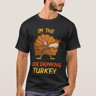 Bier Turkey Matching Family Group Erntedank Par T-Shirt