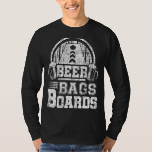 Bier-Tüten-Boards Cornhole abgenutzt T-Shirt