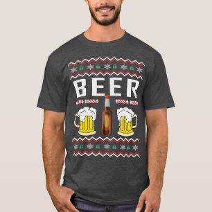 Bier Ugly Christmas Sweater T-Shirt