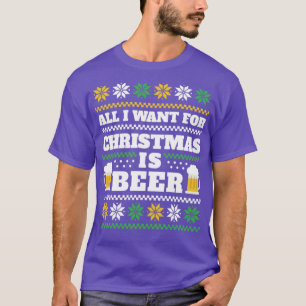 Bier Ugly Sweater T-Shirt