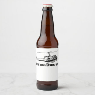 Bier UH-1H Iroquois Helicopter Bierflaschenetikett