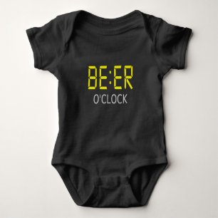 Bier-Uhr Baby Strampler