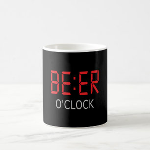 Bier-Uhr Kaffeetasse