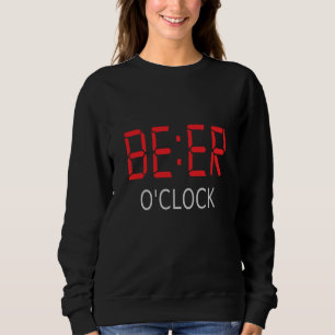Bier-Uhr Sweatshirt