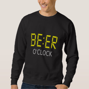 Bier-Uhr Sweatshirt