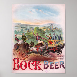 Bier Unbearbeitete Vintage-Fotos Alte Ästhetik Bil Poster