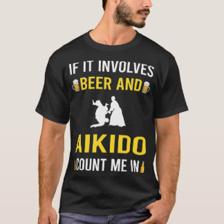 Bier und Aikido T-Shirt