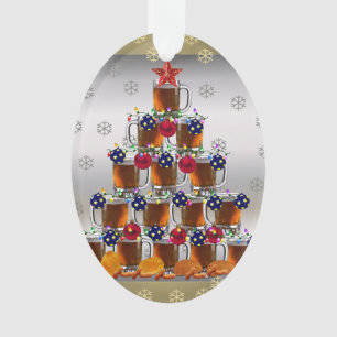 Bier und Chips Ornament