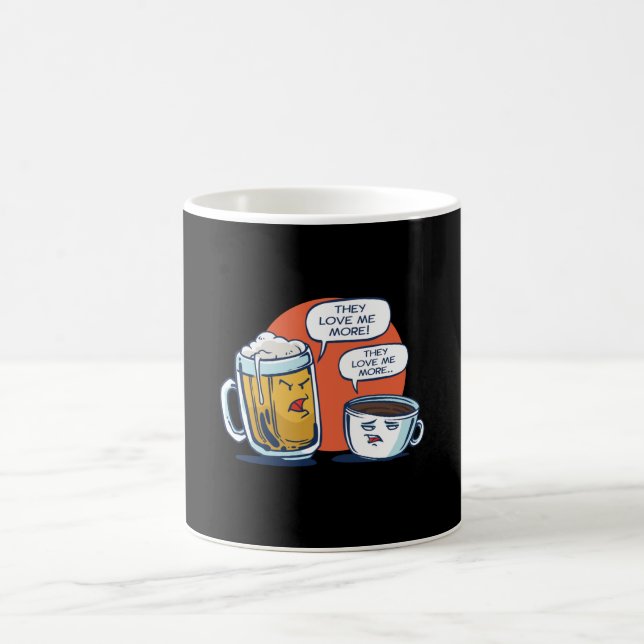 Bier und Kaffee Kaffeetasse (Mittel)