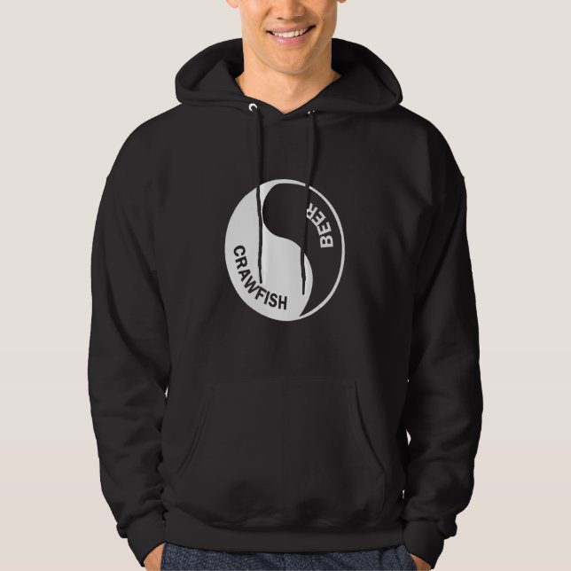 Bier und Langusten  Grafikdesign Hoodie (Vorderseite)