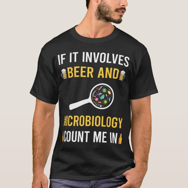 Bier- und Mikrobiologe T-Shirt (Vorderseite)