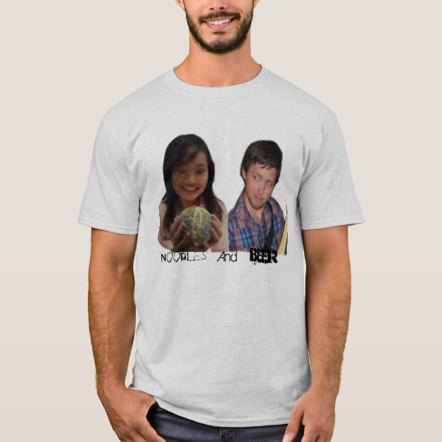 Bier und Nudeln, T-Shirt (Vorderseite)