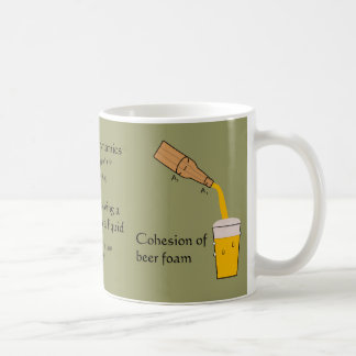 Bier und Physik-Tasse Tasse